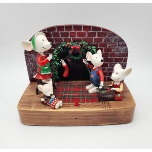 Gemmy Christmas Mice Plays Music/ Lights up Animation not‎ working